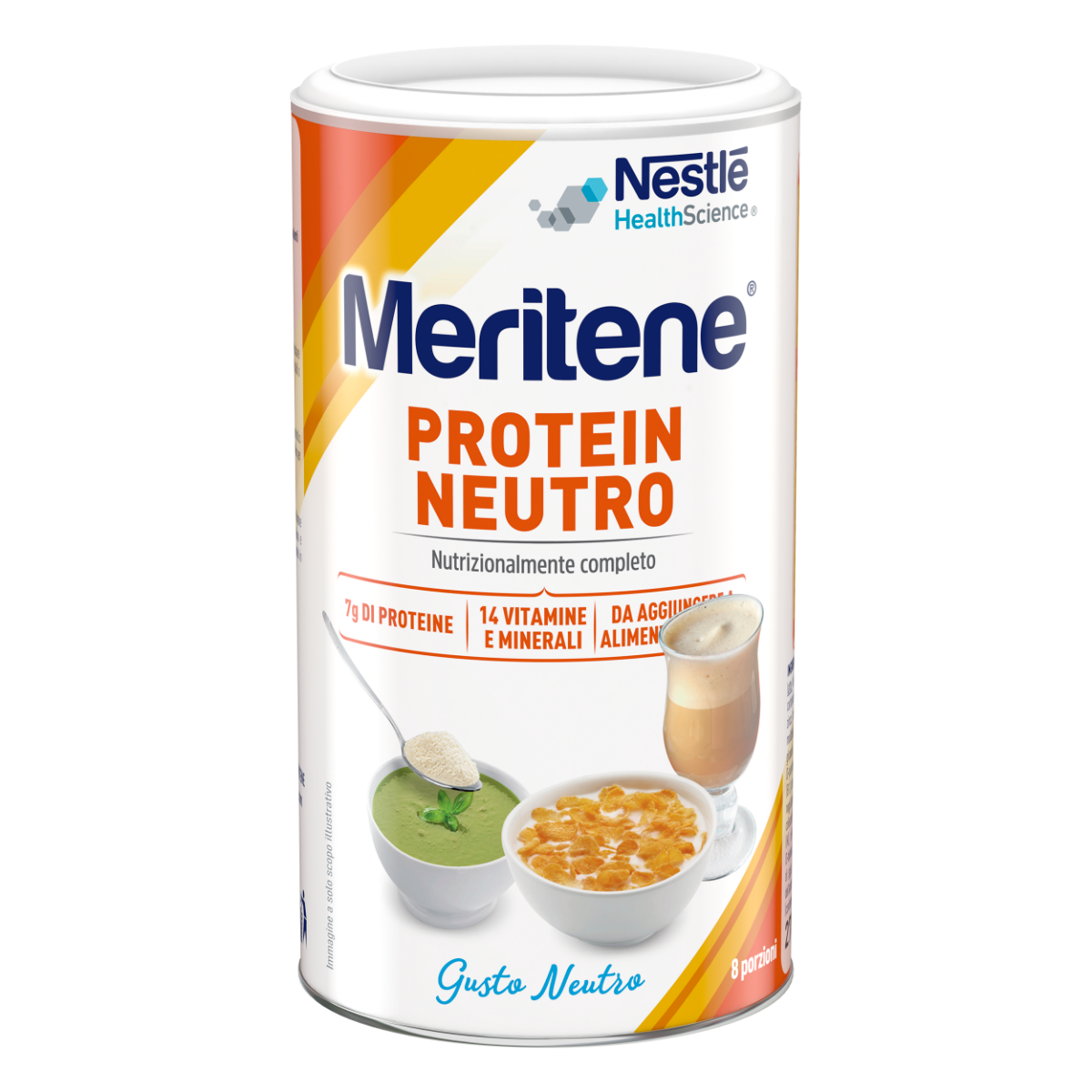 Meritene Protein Neutro Polvere Integratore Proteine Vitamine E Minerali 270 G