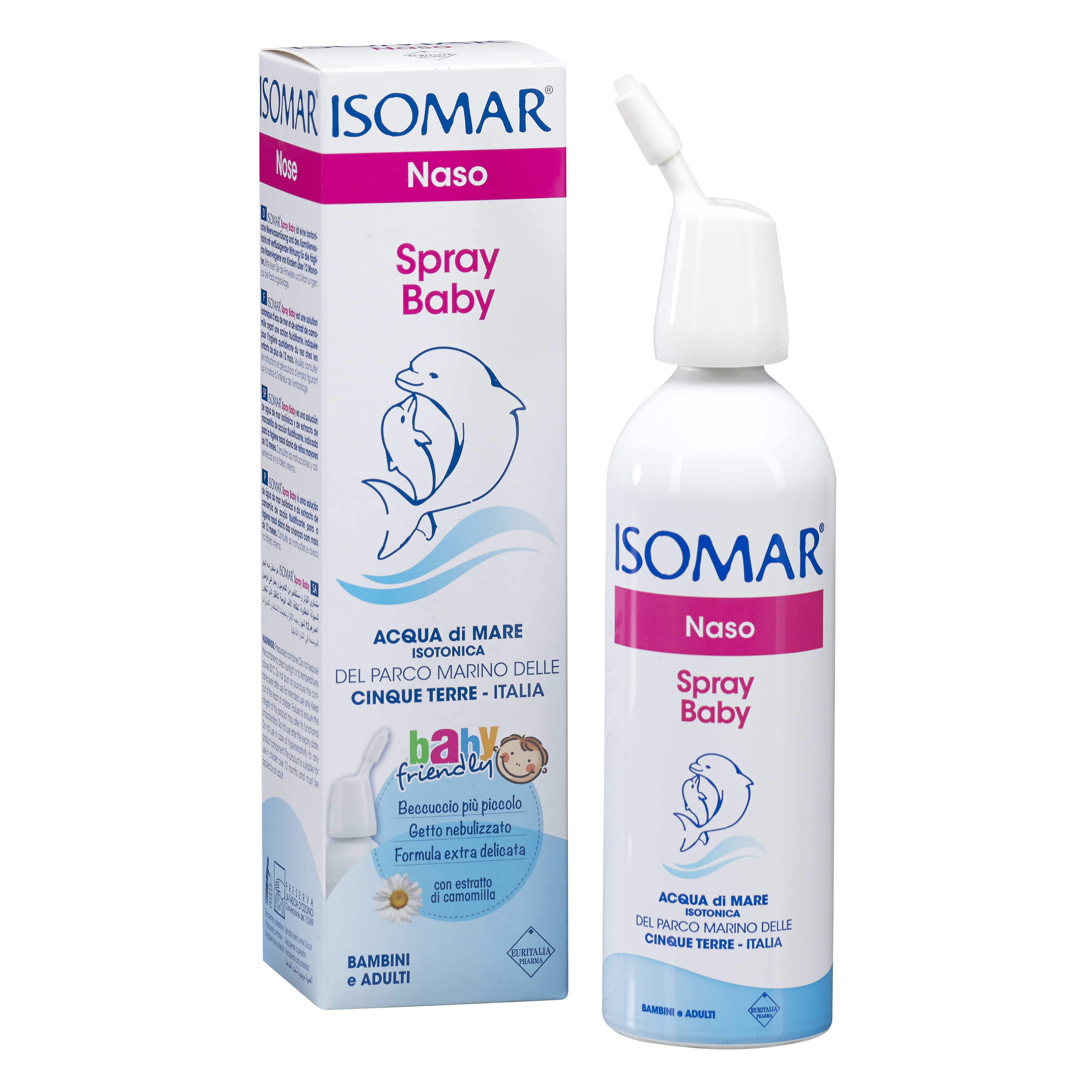 Isomar Baby Spray Con Estratto Di Camomilla Soluzione Isotonica 100 Ml