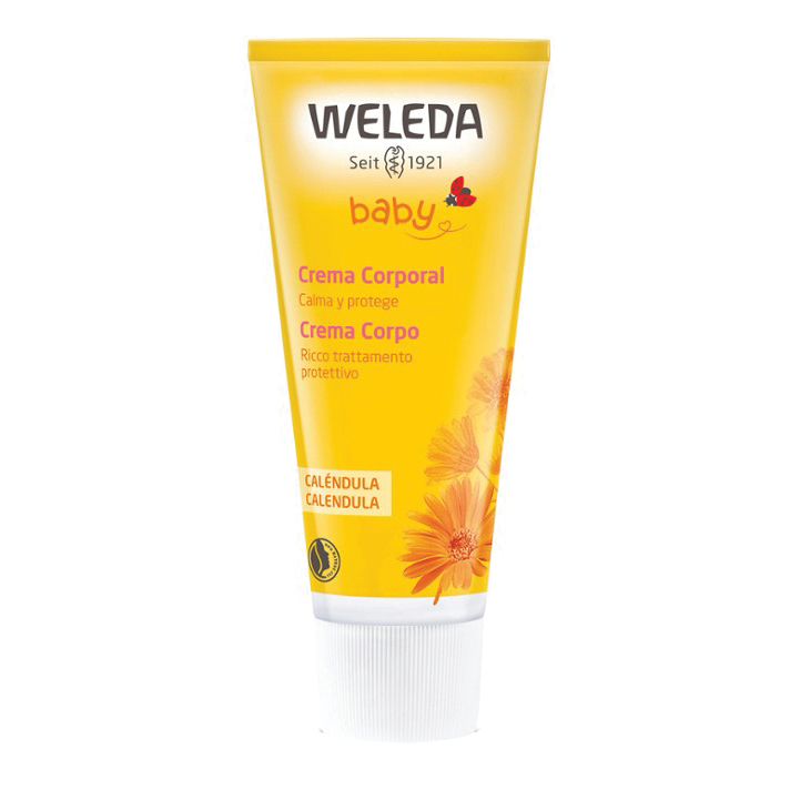 Weleda Baby Calendula - Crema Corpo Per Zone Secche Viso E Corpo - 75 Ml