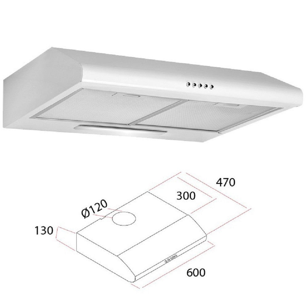 Kit cucina cappa elettrica cm.60