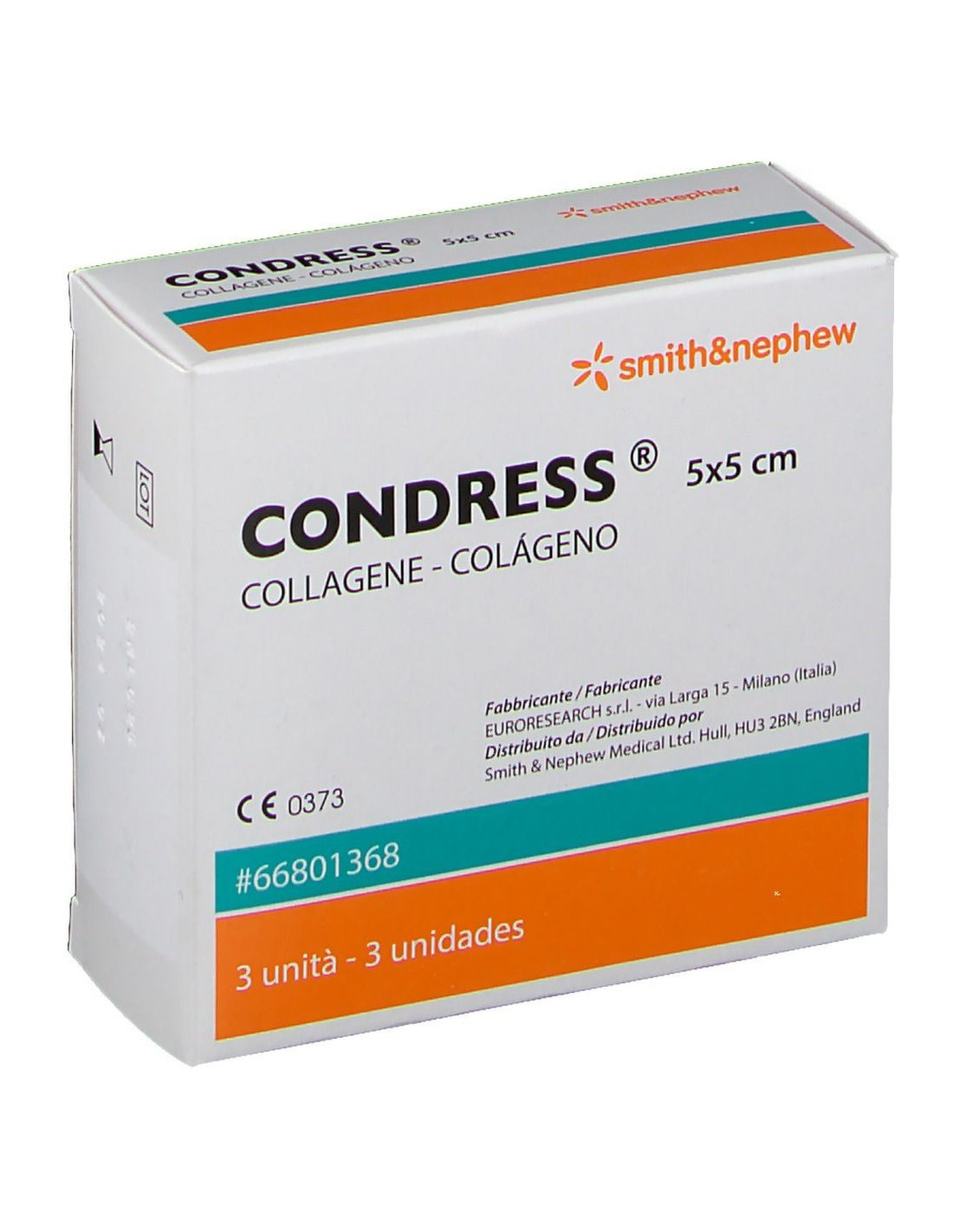 Condress Medicazione In Collagene 5X5 | Per Piaghe Da Decubito | 3