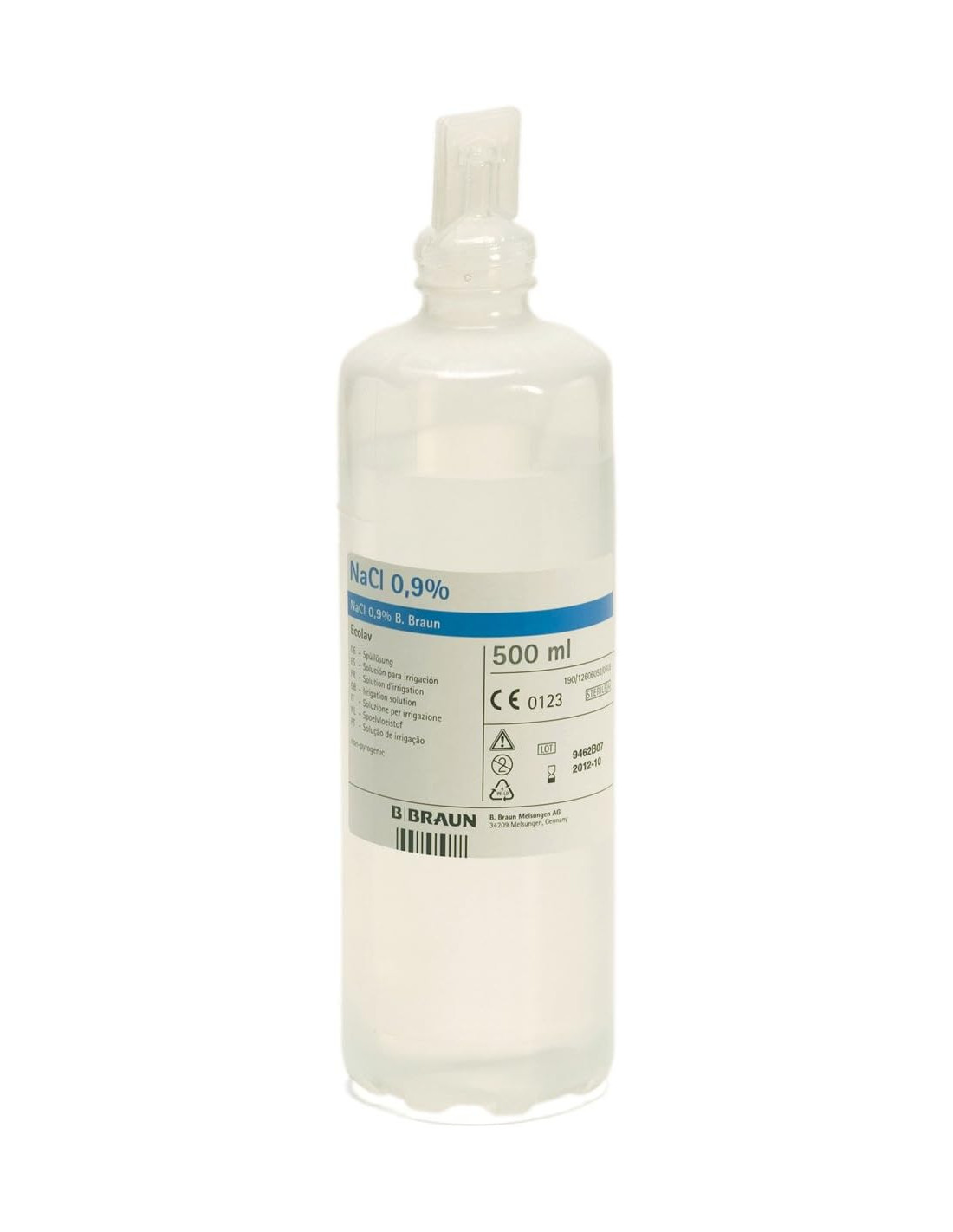 Ecolav Soluzione Fisiologica Salina Sterile Per Irrigazione 500Ml