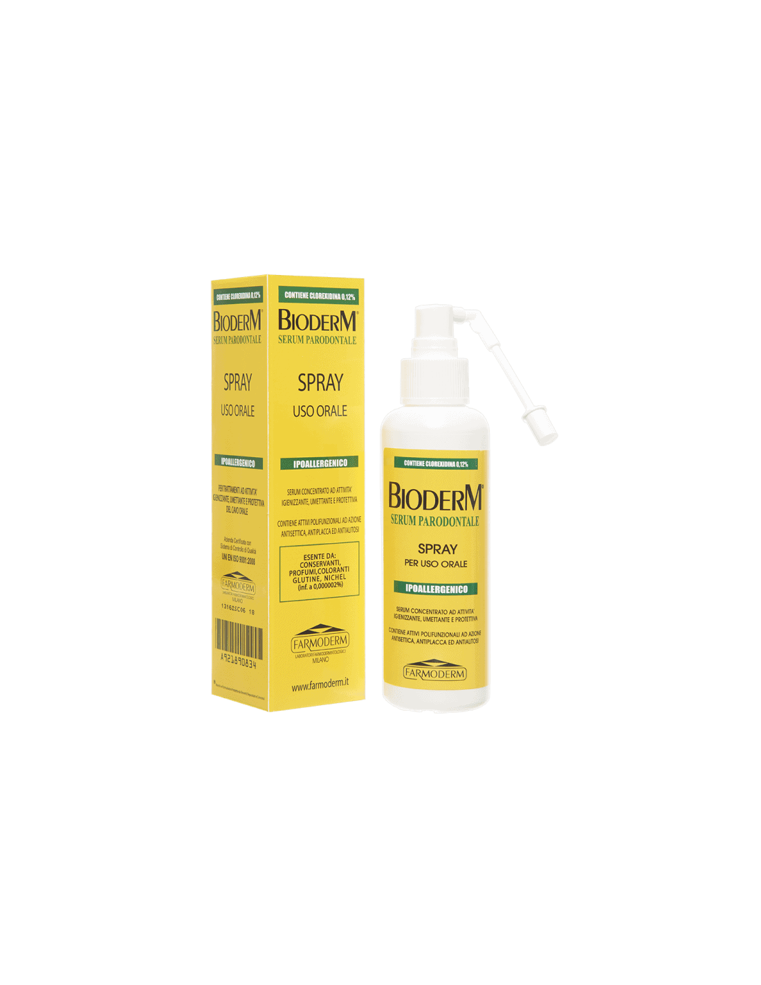 Bioderm Serum Parodontale Spray Per Igiene Orale 125 Ml