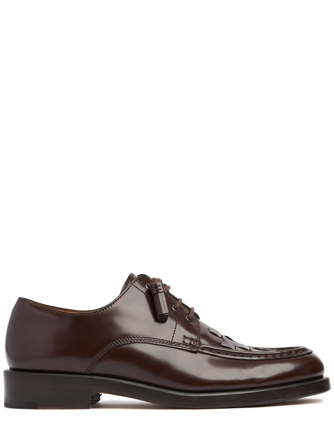 Scarpe Les Derbies Tressees Con Lacci