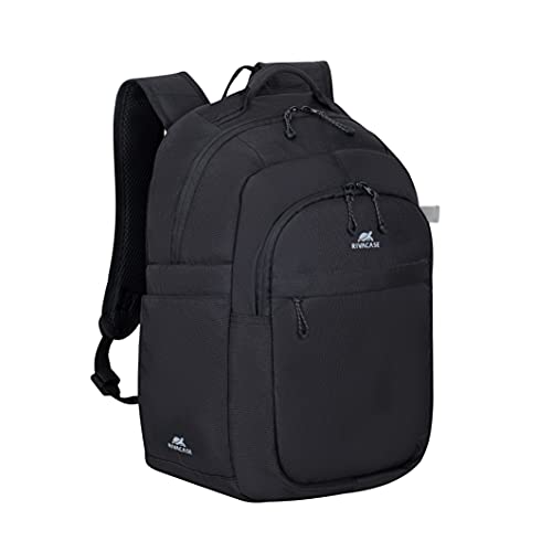 Rivacase® Zaino Alla Moda, Piccolo Zaino Per Laptop Per Uomo E Donna, Zaino Da Città Per Tablet Fino A 14 Pollici, Zaino Impermeabile Per Lavoro E Tem