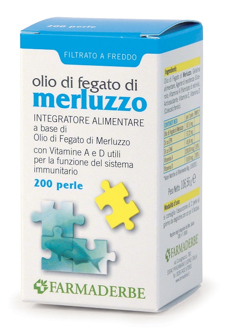 Farmaderbe olio di fegato merluzzo 200prl