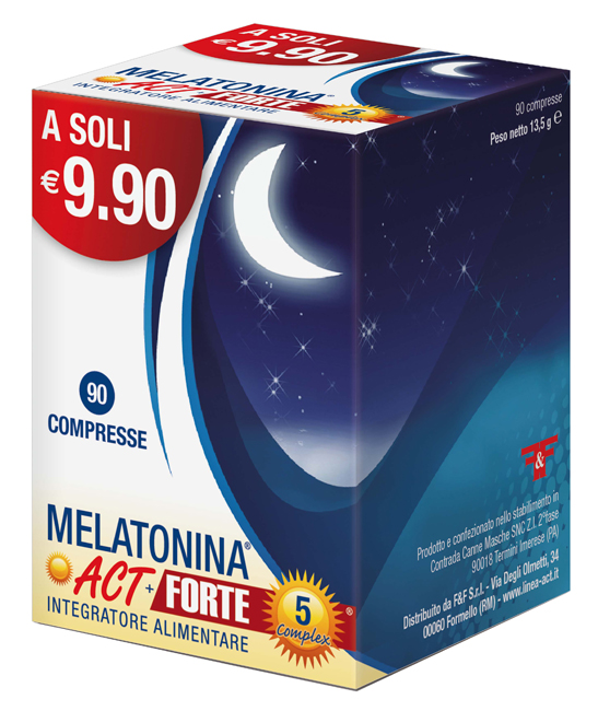 Melatonina act+forte 5 complex 90 cps