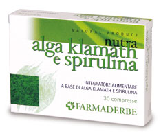 Farmaderbe alga klamath e spirulina 30cpr