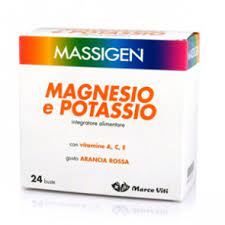 Massigen intregatore magnesio e potassio senza zuc