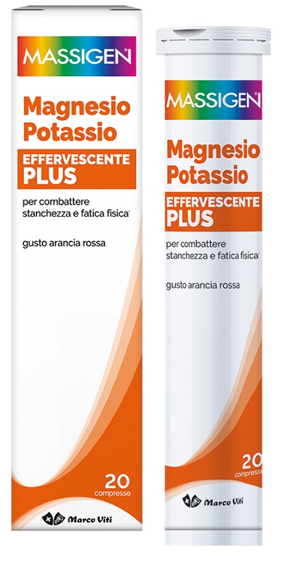 Massigen magnesio potassio plus 20cpr effer