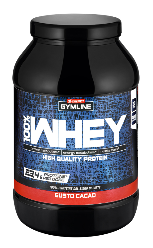 Gymline 100% whey proteine concentrate cacao 900g