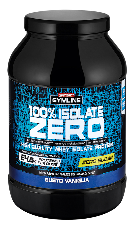 Gymline 100% whey proteine iso zero vaniglia 900g
