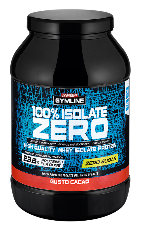 Gymline 100% whey proteine iso zero cacao 900g
