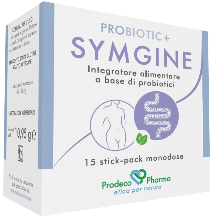 Prodeco pharma probiotic+ symgine 15stick pac