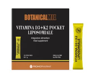 Promopharma vitamina d3+k2 lipo pk 20stick