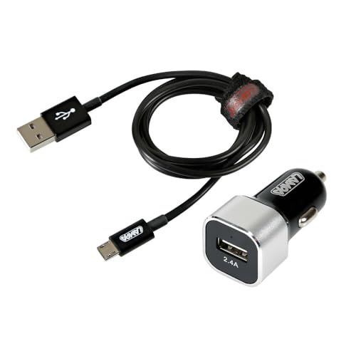 Lampa 38941 Kit 2 In 1, Presa Veloce Universale + Cavo Dati/Ricarica Micro Usb