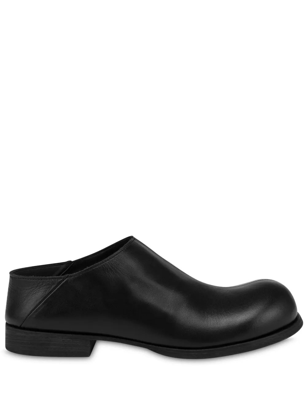 Moschino leather slip-on shoes - Nero