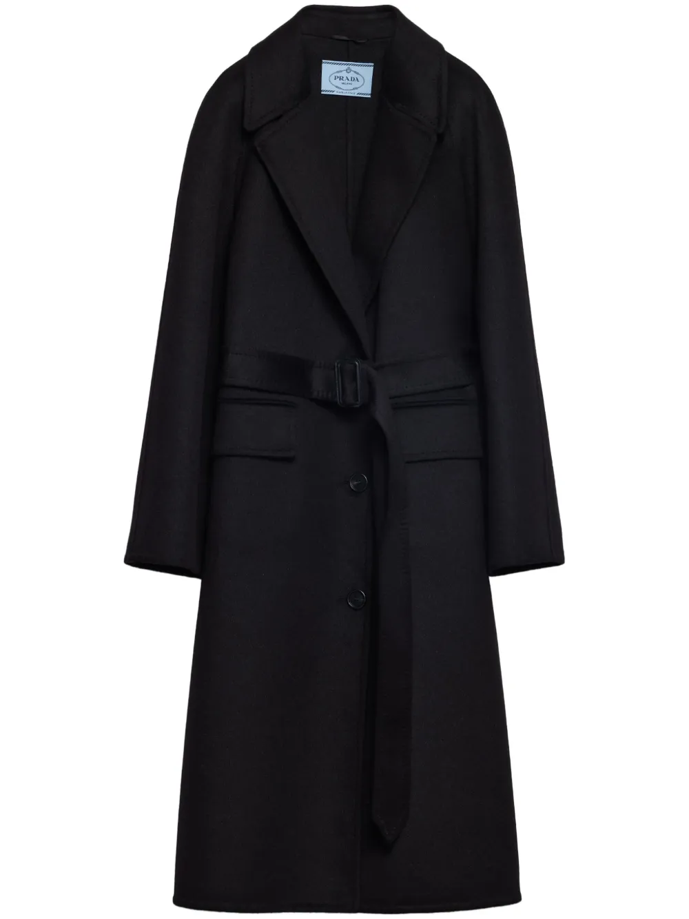 Prada single-breasted coat - Nero