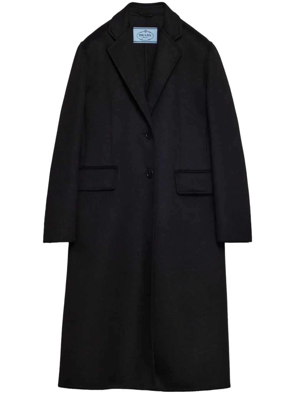 Prada single-breasted coat - Nero
