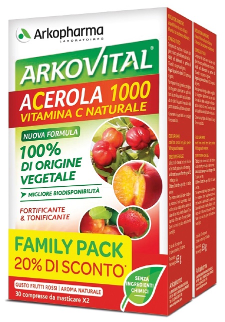 Arkofarma arkovital acerola 1000 fa60cpr
