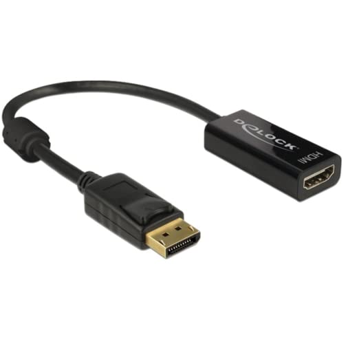 Delock 62609 Cavo Di Interfaccia E Adattatore Displayport 1.2 Hdmi Nero