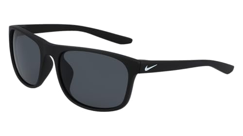 Nike Sun Sunglasses, 010 Matte Black/White/Dark Grey, 59 Unisex