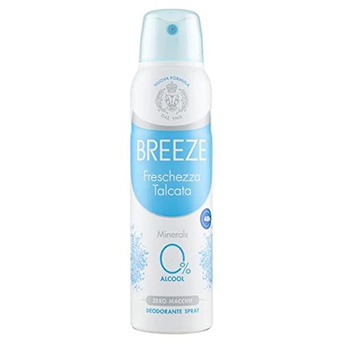 Breeze Deodorante Spray Freschezza Talcata, 150Ml