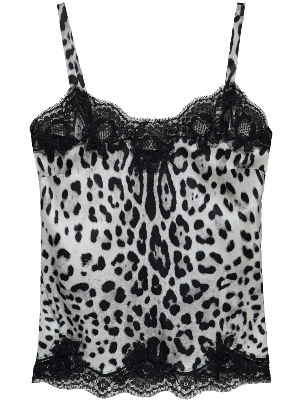 Dolce & Gabbana leopard-print camisole - Nero