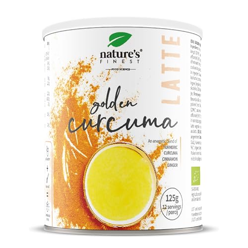 Nature'S Finest By Nutrisslim Golden Curcuma Latte 125G | Turmeric, Cinnamon And Ginger Organic Herbal Tea Blend | Vegan And Vegetarian Friendly