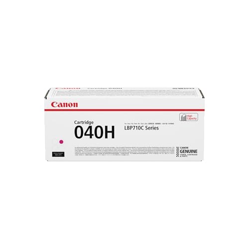 Canon Cartuccia 040 H M Toner Magenta, Rendimento 10.000 Pagine, Imballo In Cartone
