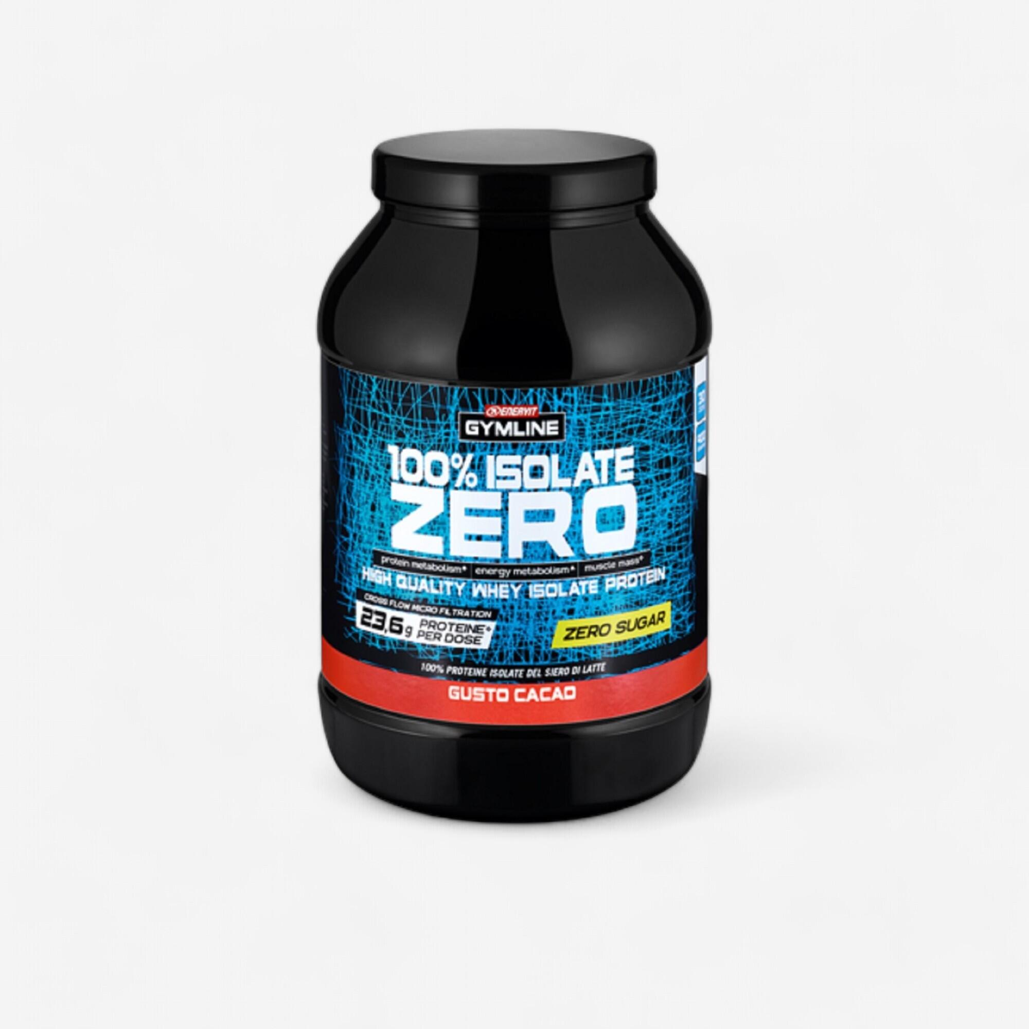 Decathlon | PROTEINE WHEY 100% ISOLATE ZERO ZUCCHERI ENERVIT GYMLINE MUSCLE CACAO 900G |  Enervit