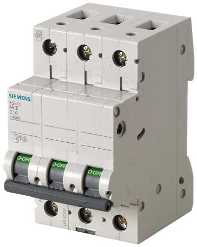 Siemens 5Sl4 – Interruttore Automatico 10 Ka Curva-C 3 Poli 20 A 70 Mm