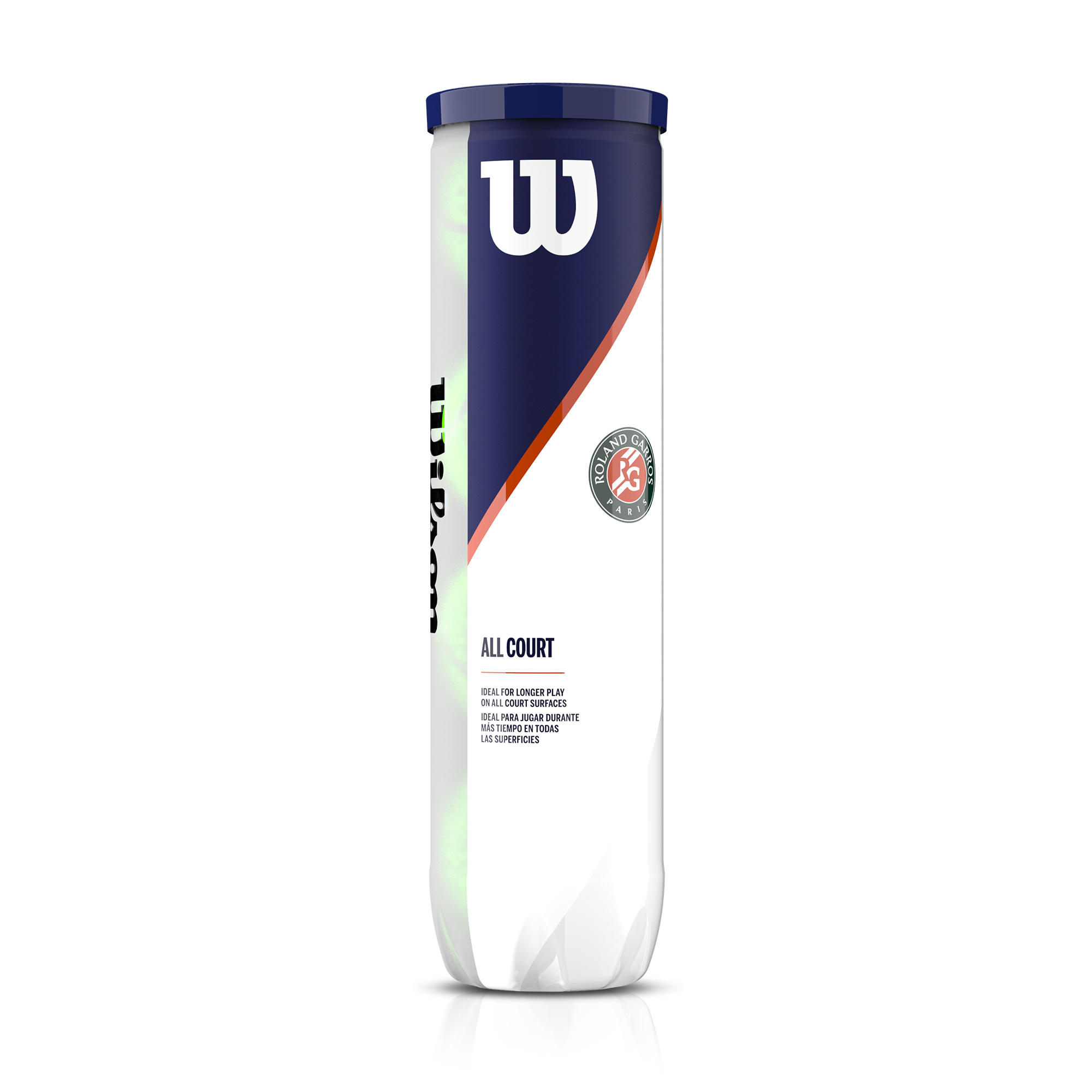 Decathlon | Palline tennis Wilson ROLAND GARROS ALL COURT gialle x4 |  Wilson