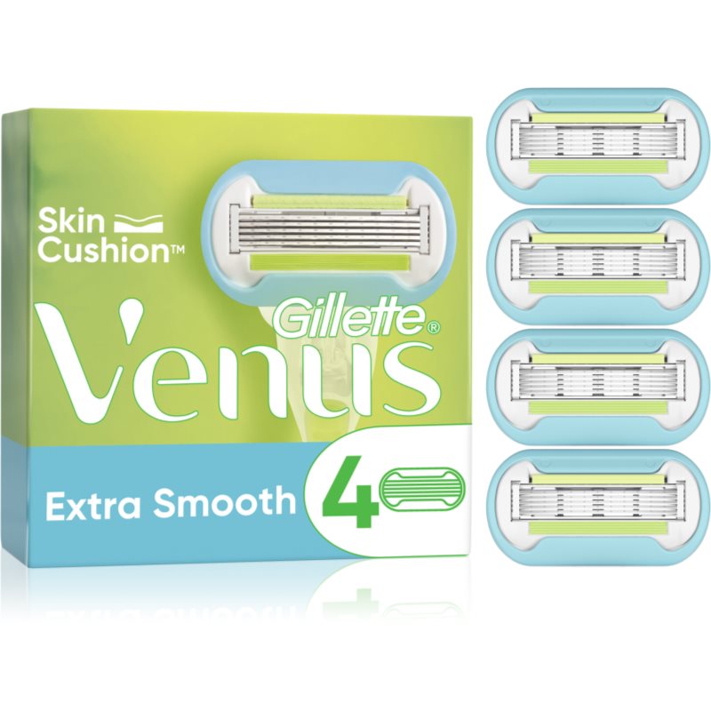 Gillette Venus Extra Smooth Lame Di Ricambio 4 Pz
