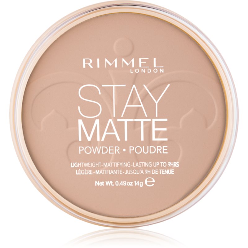 Rimmel Stay Matte Cipria Colore 005 Silky Beige 14 G