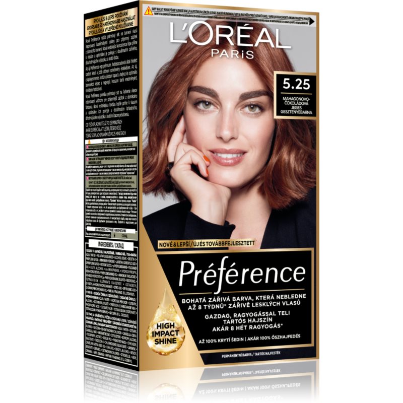 L’Oréal Paris Préférence Tinta Per Capelli Colore 5.25 Icy Brown 1 Pz