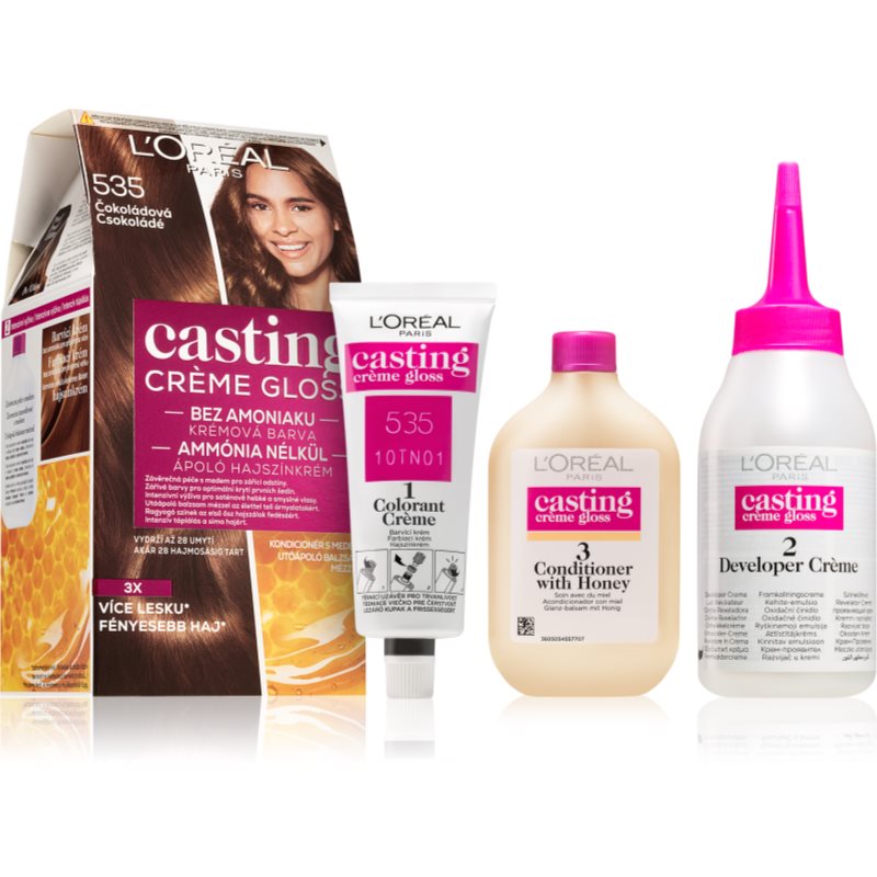 L’Oréal Paris Casting Creme Gloss Tinta Per Capelli Colore 535 Chocolate 1 Pz