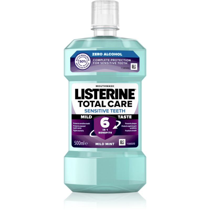 Listerine Total Care Sensitive Collutorio Per La Protezione Completa Dei Denti Sensibili 500 Ml