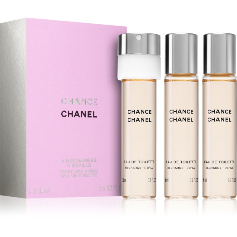 Chanel Chance Eau De Toilette Da Donna 3 X 20 Ml