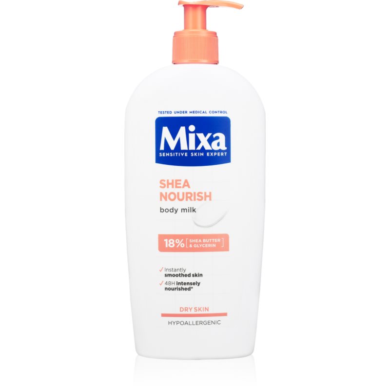 Mixa Intense Nourishment Latte Nutriente Corpo Per Pelli Molto Secche 400 Ml