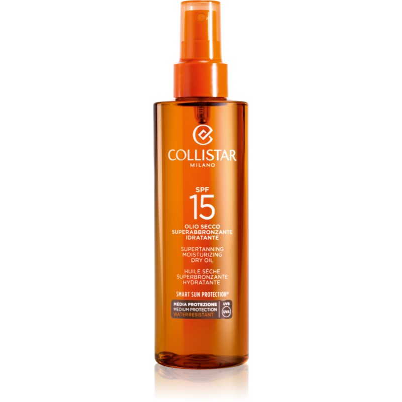 Collistar Special Perfect Tan Supertanning Moisturizing Dry Oil Olio Abbronzante Spf 15 200 Ml