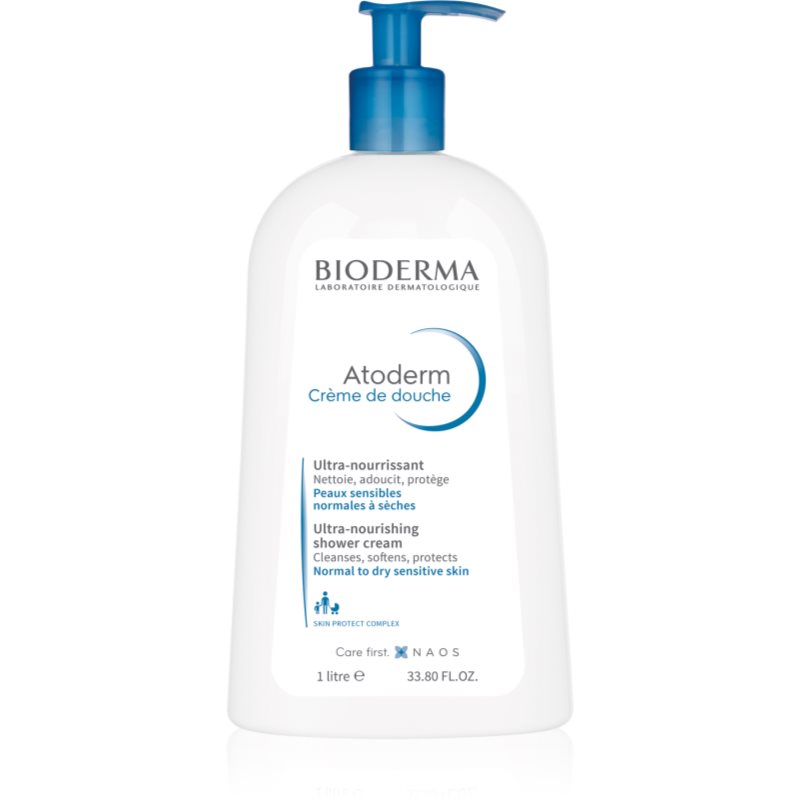 Bioderma Atoderm Shower Cream Crema Doccia Nutriente Per Pelli Normali E Secche 1000 Ml