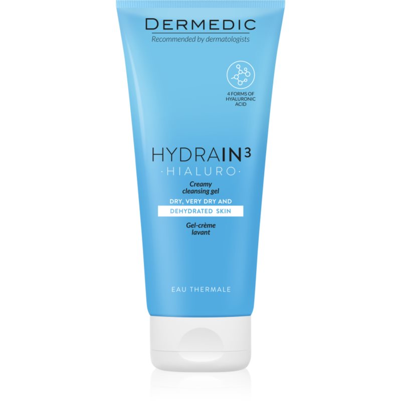 Dermedic Hydrain3 Hialuro Gel Detergente In Crema Per Pelli Disidratate E Secche 200 Ml