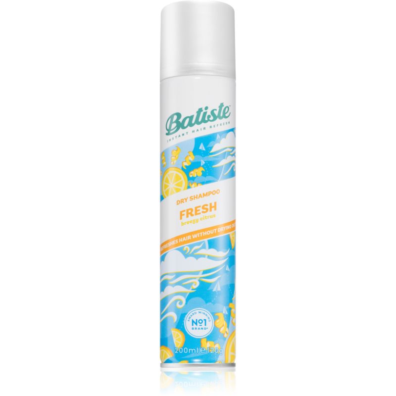 Batiste Fresh Breezy Citrus Shampoo Secco Per Tutti I Tipi Di Capelli Mix Di Colori 200 Ml