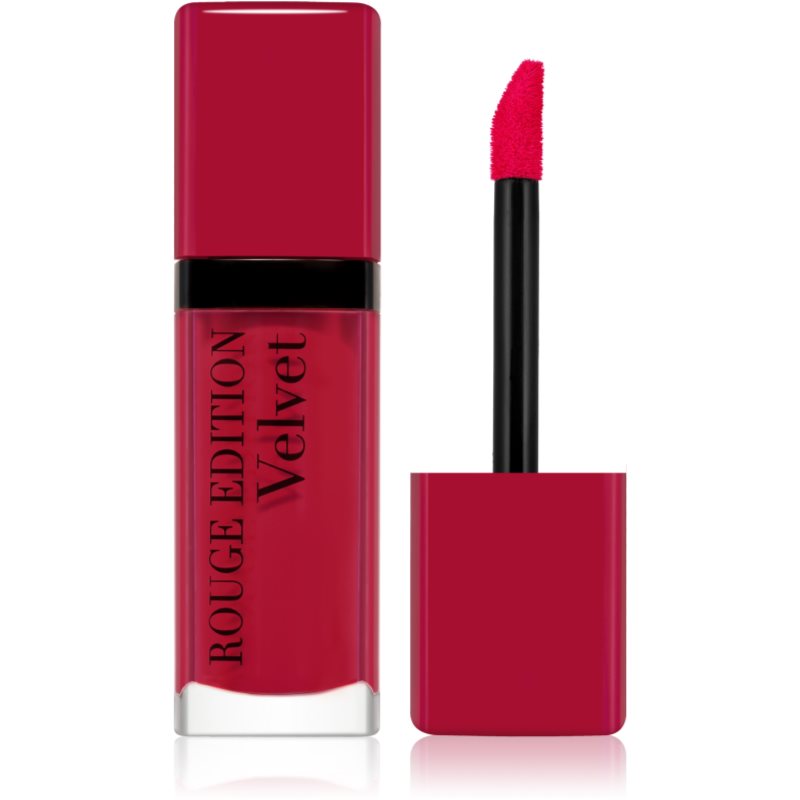 Bourjois Rouge Edition Velvet Rossetto Liquido Effetto Opaco Colore 05 Olé Flamingo! 7.7 Ml