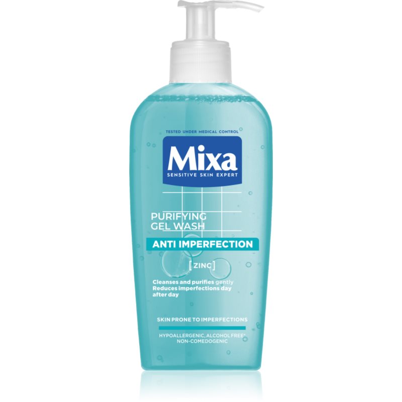 Mixa Anti-Imperfection Gel Detergente Viso Senza Sapone 200 Ml