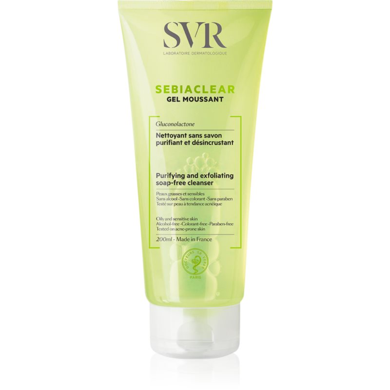 Svr Sebiaclear Gel Moussant Gel Detergente In Schiuma Per Pelli Grasse E Problematiche 200 Ml