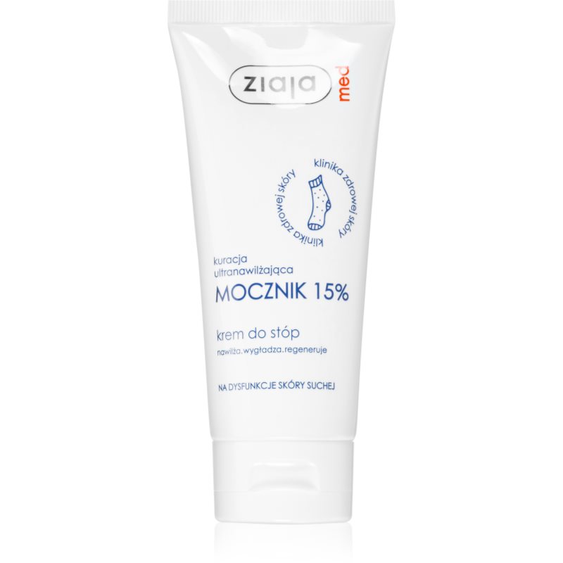 Ziaja Med Ultra-Moisturizing With Urea Crema Rigenerante Piedi Effetto Idratante Per Le Callosità (15% Urea) 100 Ml