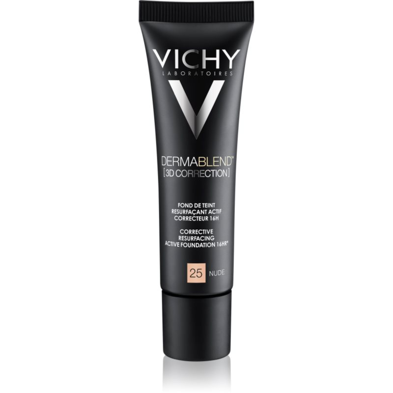 Vichy Dermablend 3D Correction Fondotinta Lisciante Correttore Spf 25 Colore 25 Nude 30 Ml