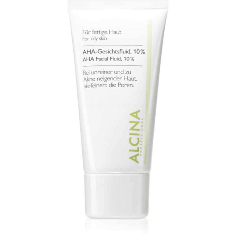 Alcina For Oily Skin Lozione Viso All'Acido Glicolico 10% 50 Ml